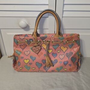 Dooney & Bourke Pink Heart Satchel